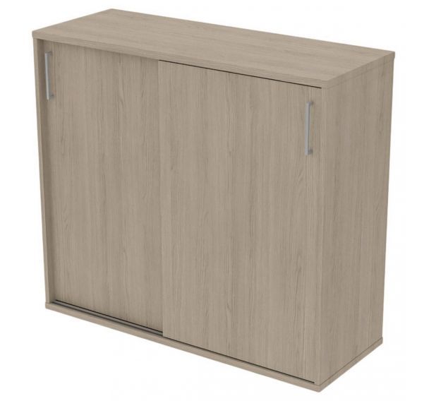 Armoire mi haute portes coulissantes largeur 120 cm