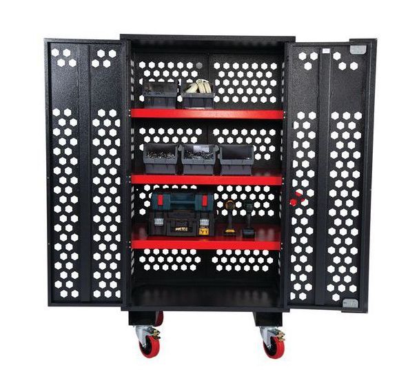 Armoire mobile Fittings Cabinet Grillagée- FC6 1000x750x1880 mm