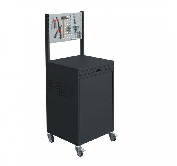 Armoire mobile avec panneau perforé Modulinfo - Sofame