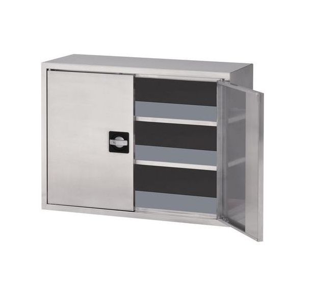 Armoire murale en inox - 2 portes