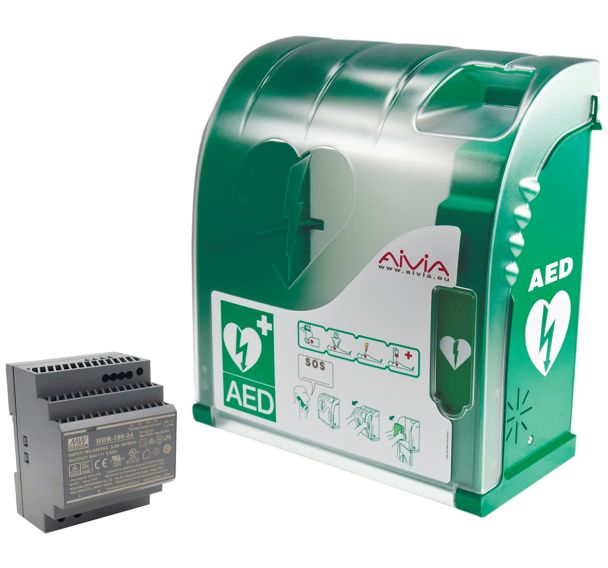 Armoire murale extérieure polycarbonate+transformateur(Alarme/Chauffage)-Aivia
