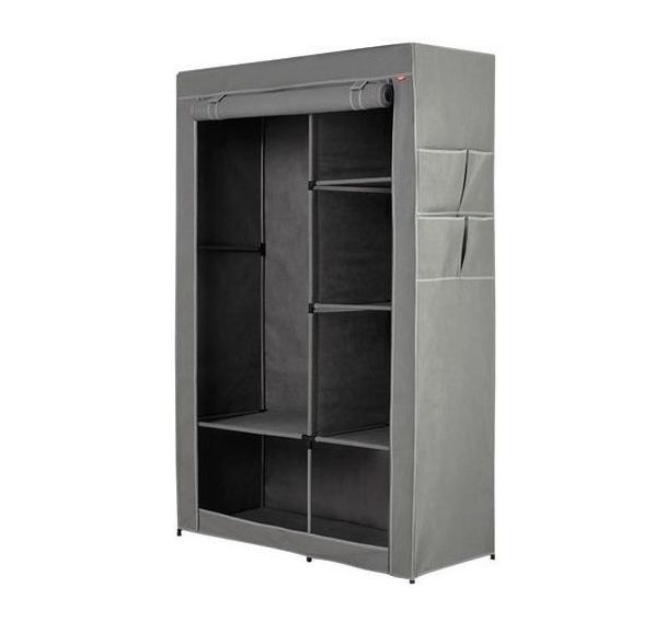 Armoire penderie 6 étages - 105x45x161cm