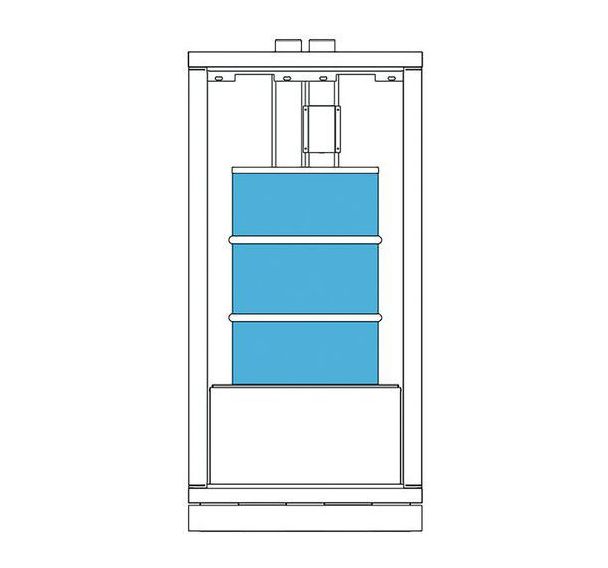 Armoire pour produits inflammables avec fût - Trionyx