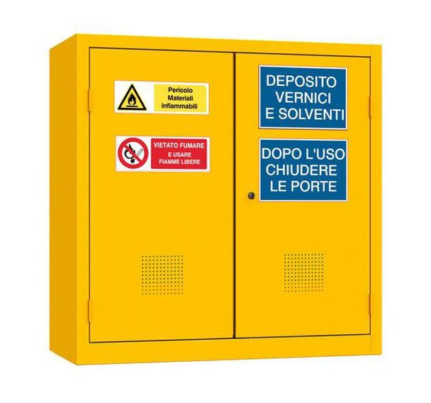 Armoire pour produits inflammables - Jaune - Armet