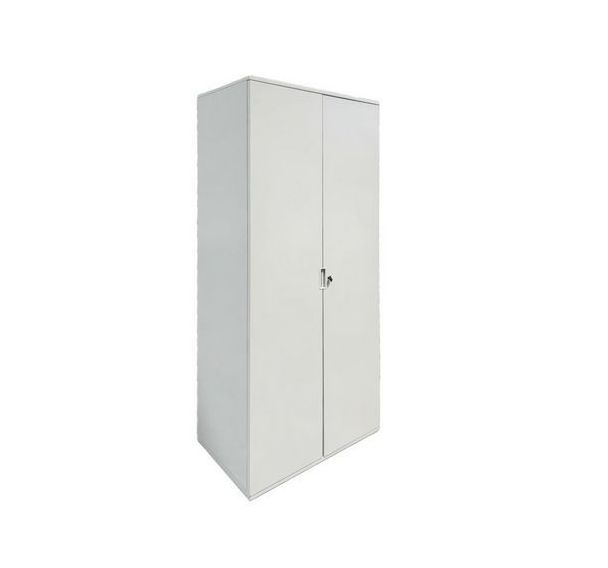 Armoire reconditionnée haute 2 portes - Grise