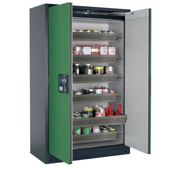 Armoire sécurité Q-PEGASUS-90 Q90.195.120.WDAC Gris/Vert