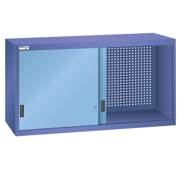 Armoire suspendue portes coulissantes tole haut. 80 cm prof. 30 cm