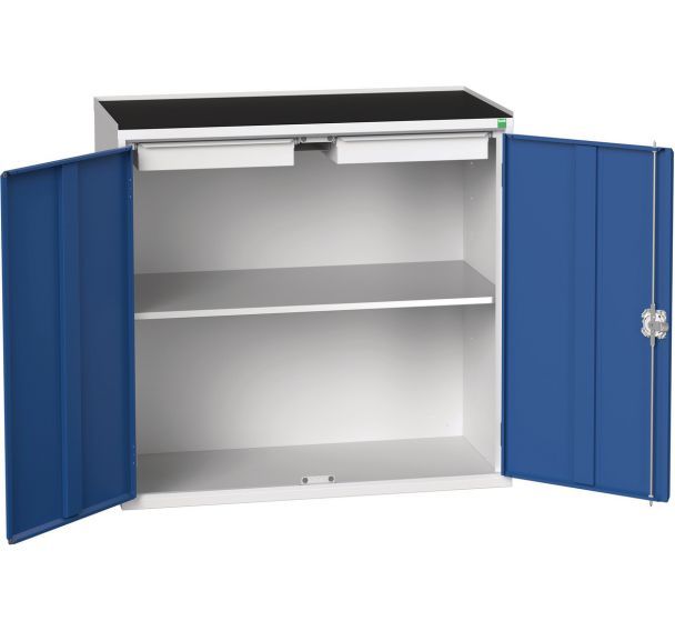 Armoire verso à portes eco 1050x550x1015 1 Tablette 2 Tiroirs - Bott