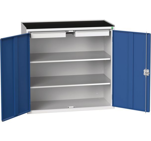 Armoire verso à portes eco 1050x550x1015 2 Tablettes,2 Tiroirs - Bott