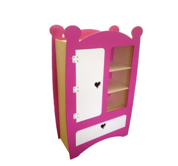 Armoire vêtement poupée