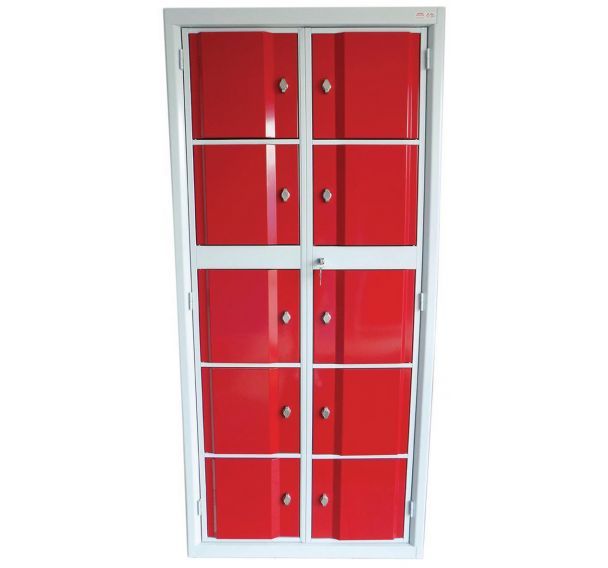 Armoire visitable Omega sans pieds 2 colonnes - Manutan Expert