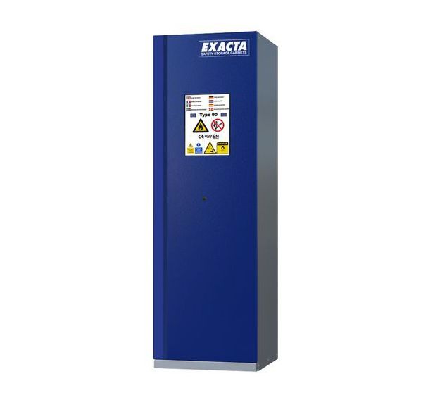 Armoires de sécurité hautes bleues batteries lithium-ion extincteur