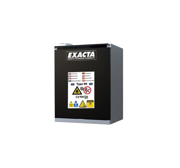 Armoires sécurité basses pour batteries lithium-ion - Exacta