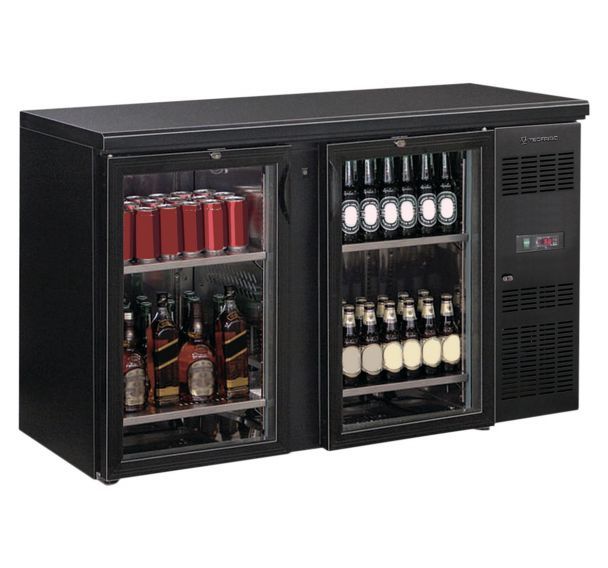 Arrière bar 4 portes battantes vitrées - 698L- EUROBAR-4PV- EUROBAR-4PV