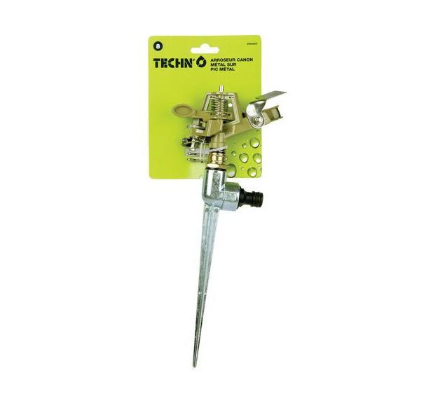 Arroseur canon métal sur pique métal