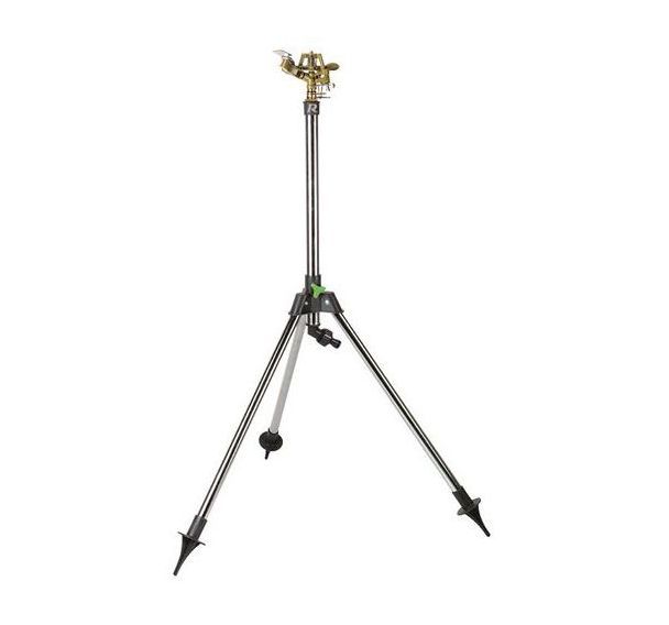 Arroseur cracheur en métal sur trépied métallique 88 cm