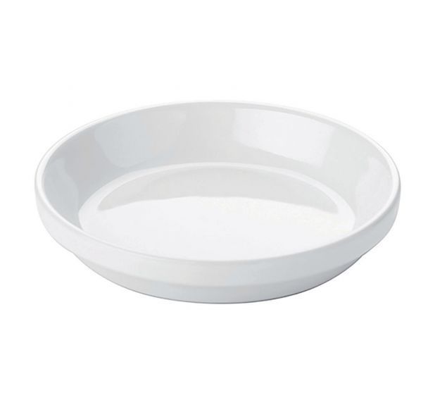Assiette à crème Brûlee en porcelaine ø14 cm 11cl blanc