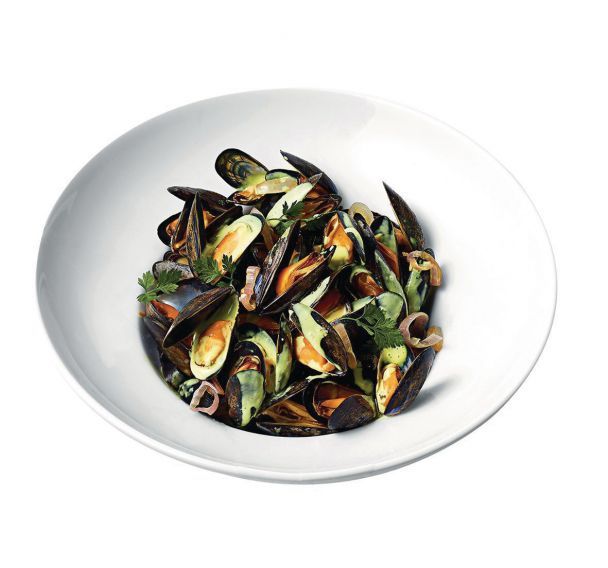 Assiette à moules et pâtes en porcelaine ø26 cm 40cl blanc-Kazub