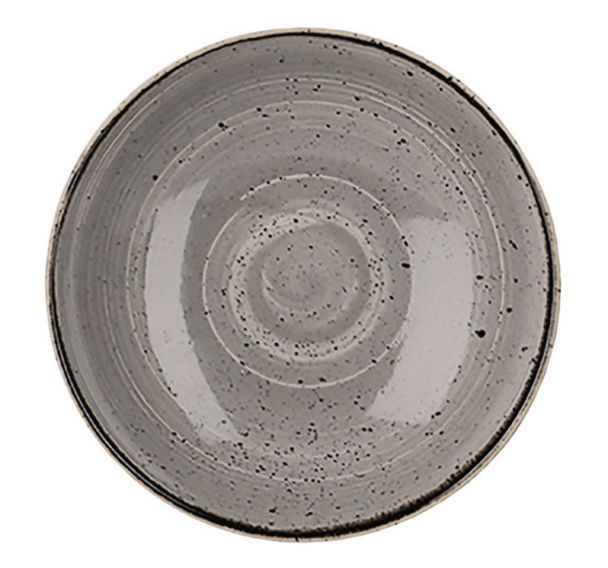 Assiette creuse en porcelaine-Stonecast