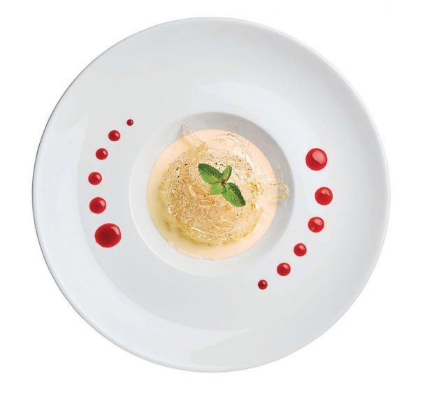 Assiette en porcelaine ø27 cm blanc-Centro-Vista Alegre