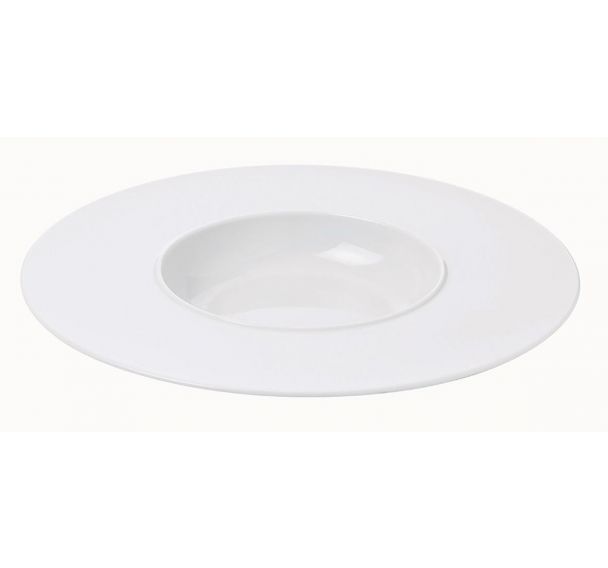 Assiette petit bassin en porcelaine ø30 cm 33cl blanc-Oxalis