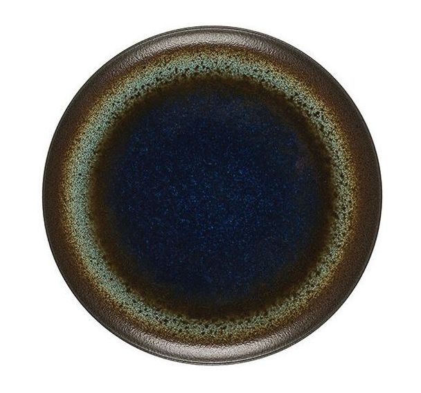 Assiette plate Terre Azur - In Situ - Lot de 4