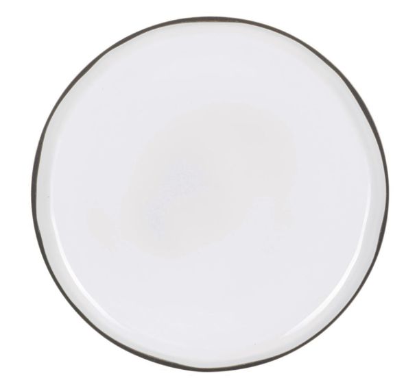 Assiette plate en porcelaine-Caractere-Revol