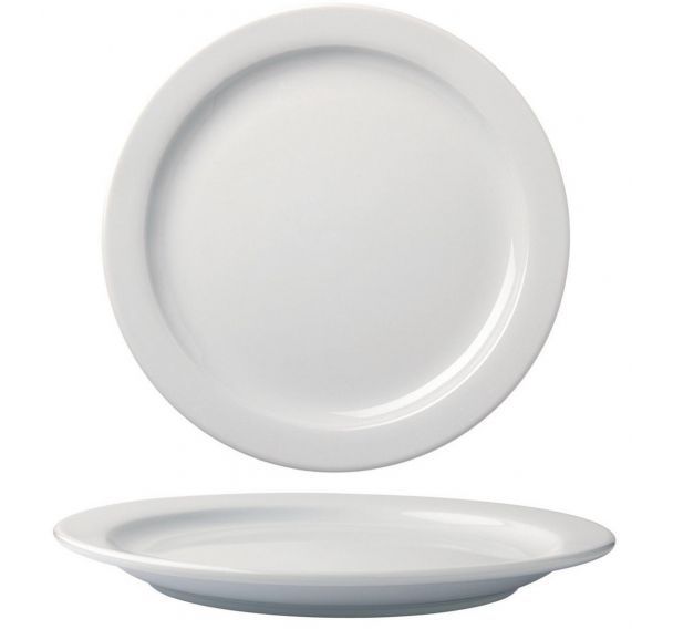 Assiette plate en porcelaine-Clery