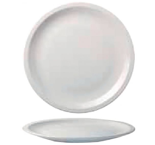 Assiette plate en porcelaine-Clery-Romus