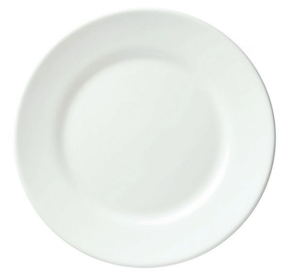 Assiette plate en verre trempé Restaurant-Arcoroc