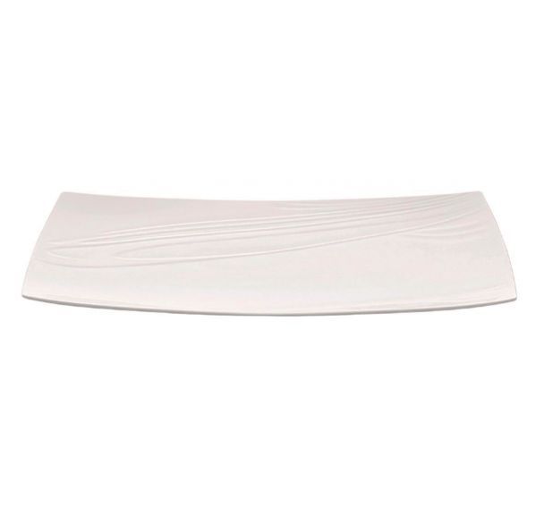Assiette rectangulaire en porcelaine-Foodj'I