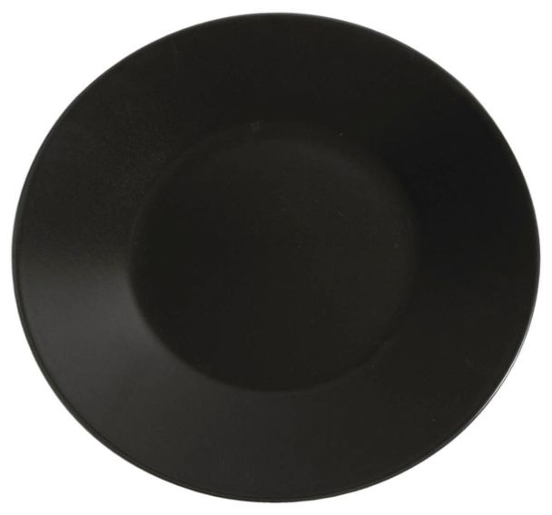 Assiette ronde en grès-Kuro