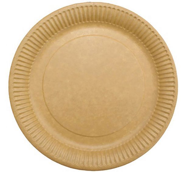 Assiette ronde kraft 22cm x50