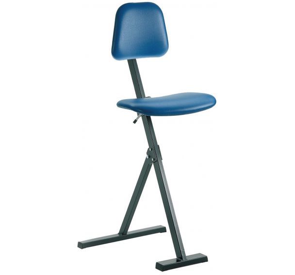 Assis-debout 1202 - Similicuir Bleu