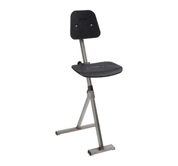 Assis-debout, cadre pliable, inox