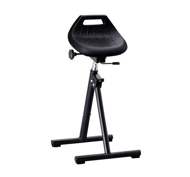 Assis-debout pliant Bimos assise noir