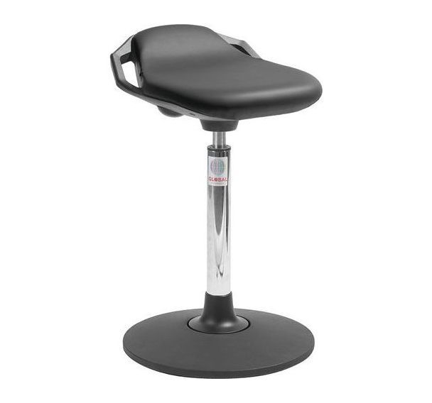 Tabouret assis-debout imitation cuir - Global Professional Seating