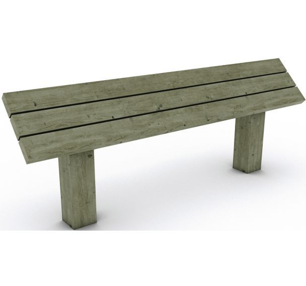 Assis debout Ouessant 200x33x80 cm - pin