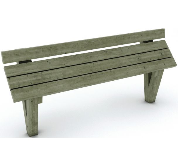 Assis debout Royan 200x41x94 cm - pin