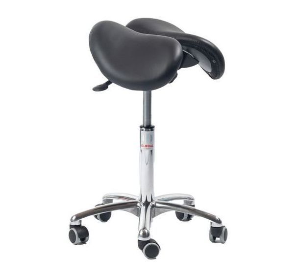 Assise Selle Echo En Deux Parties Cuir Noir