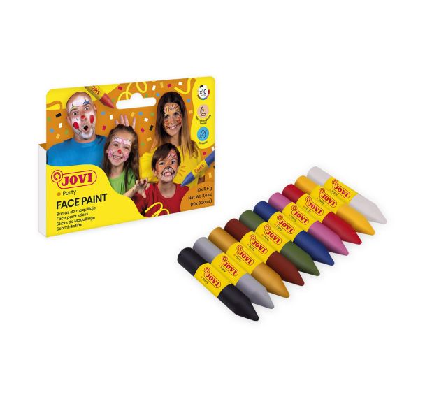 Assortiment 10 crayons cire maquillage