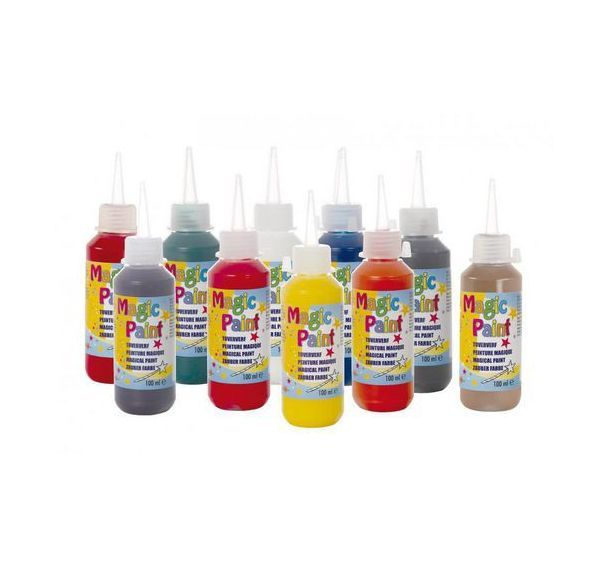 Assortiment 10 flacons 100 ml gouache Magic paint