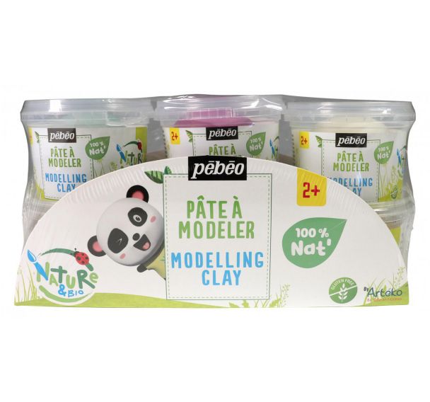 Assortiment 6x90g pâte à jouer - couleurs assorties