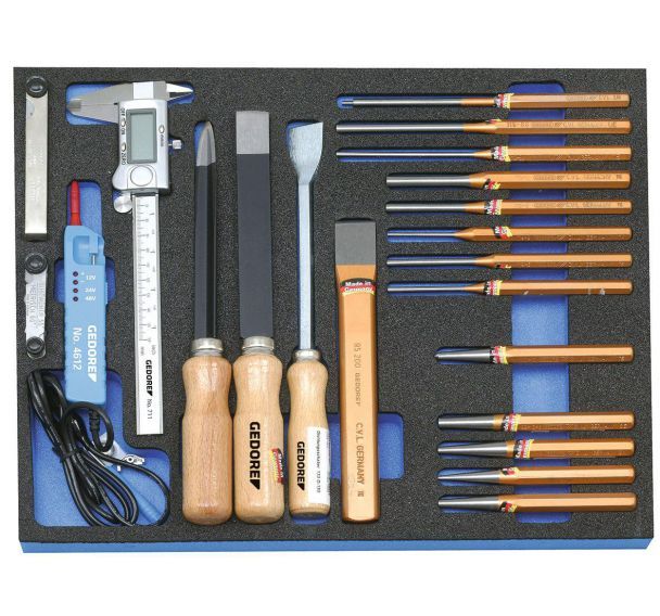 Assortiment d'outils dans le module Check-Tool, 22 pcs