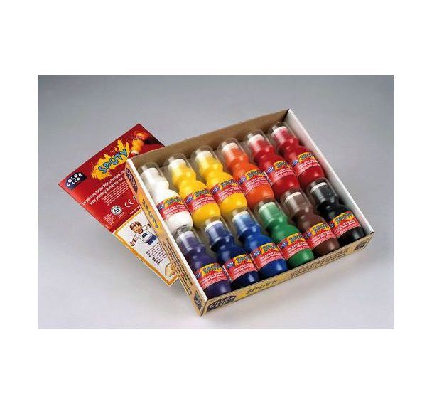 Assortiment de 12 flacons 70 ml couleurs assorties spoty