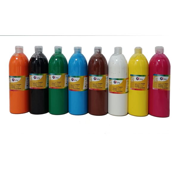 Assortiment de 8 flacons de 1 litre