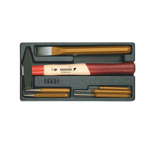 Assortiment de burins dans le module 1/3 ES