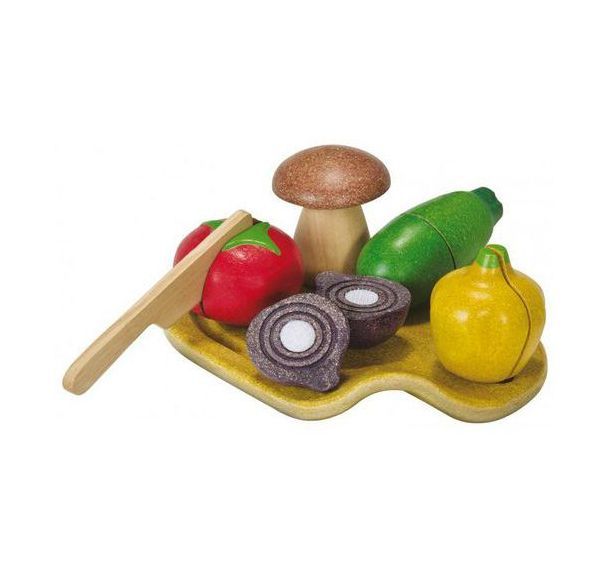 Assortiment de légumes à couper