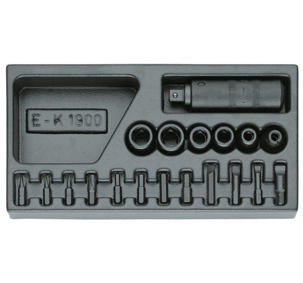 Assortiment de tournevis 1/2'' dans le module 1/3 ES