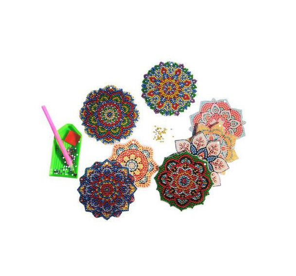 Atelier 15 mandalas 10 cm à diamanter